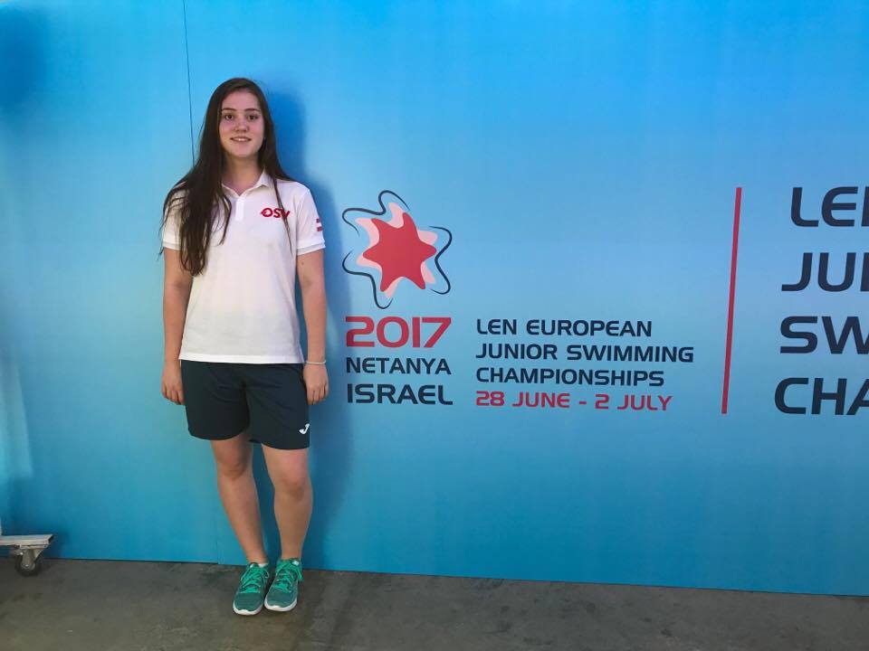 Lena Grabowski bei der Junioren-EM in Israel